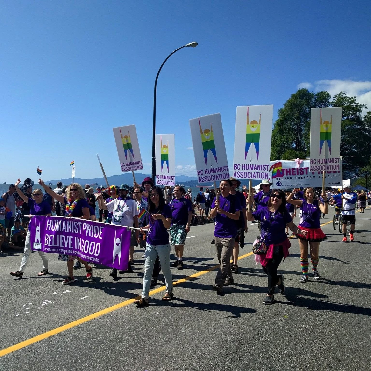 The BCHA marching in Vancouver Pride Parade