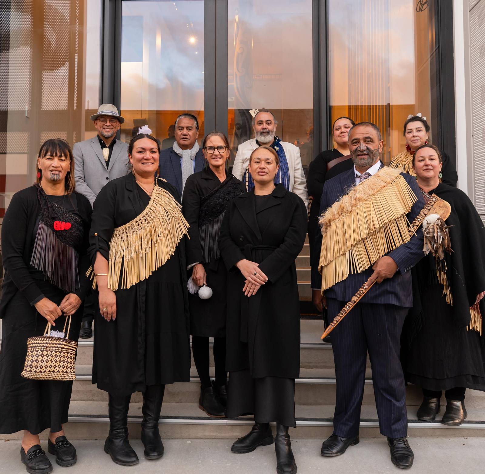 Tory Whanau with Te Atiawa Taranaki Whanaui