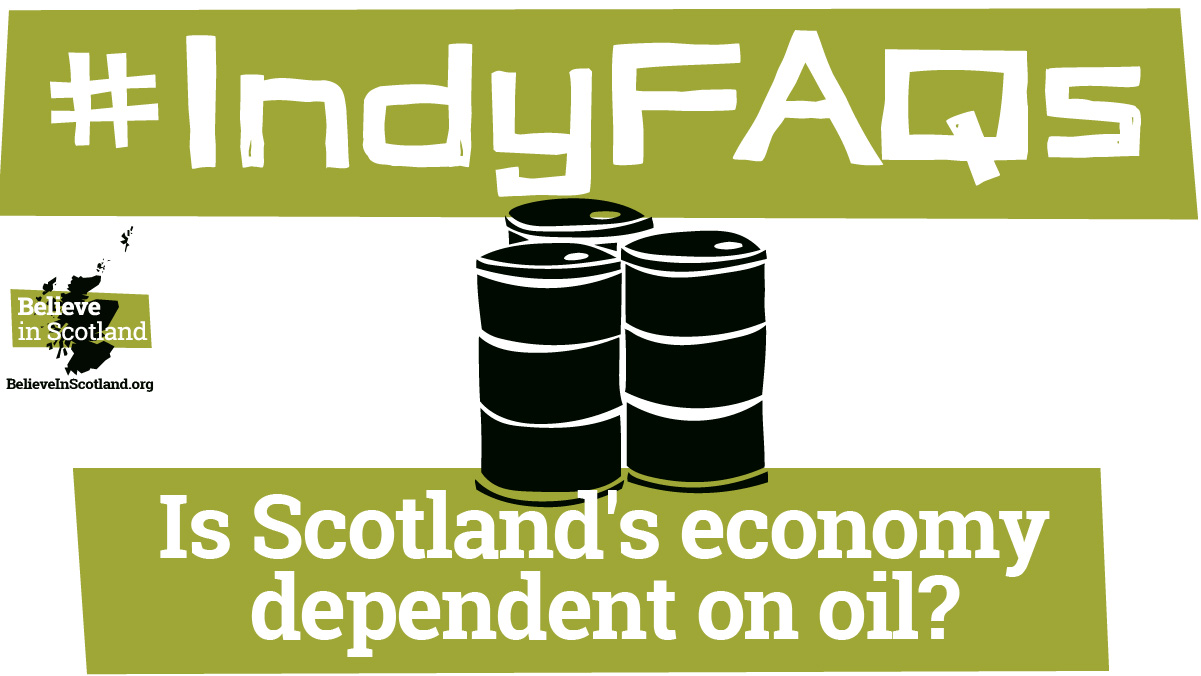 Is it true that Scotland’s economy is dependent on oil? Believe in