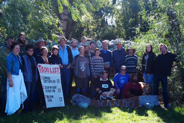 Protesters at Leard Forest