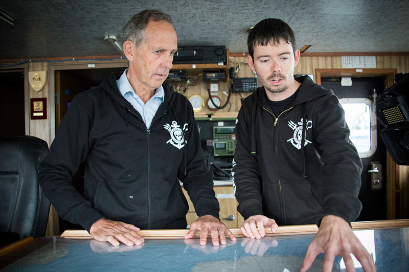 Bob Brown and Peter Hammarstedt. Photo: Simon Ager