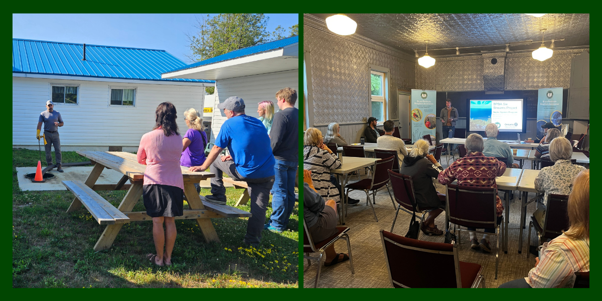 Participants at the Septic Workshops hosted at Lion's Head Legion and Pike Bay Community Centre