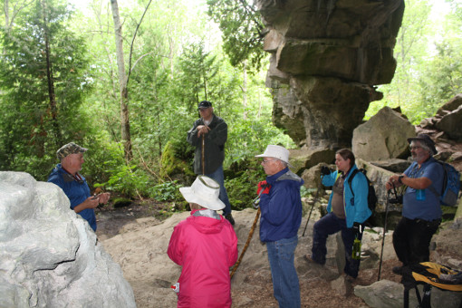 EcoAdventures Guide Describes the Geology during the Brave the Caves Excursion