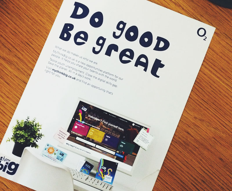 Think Big leaflet