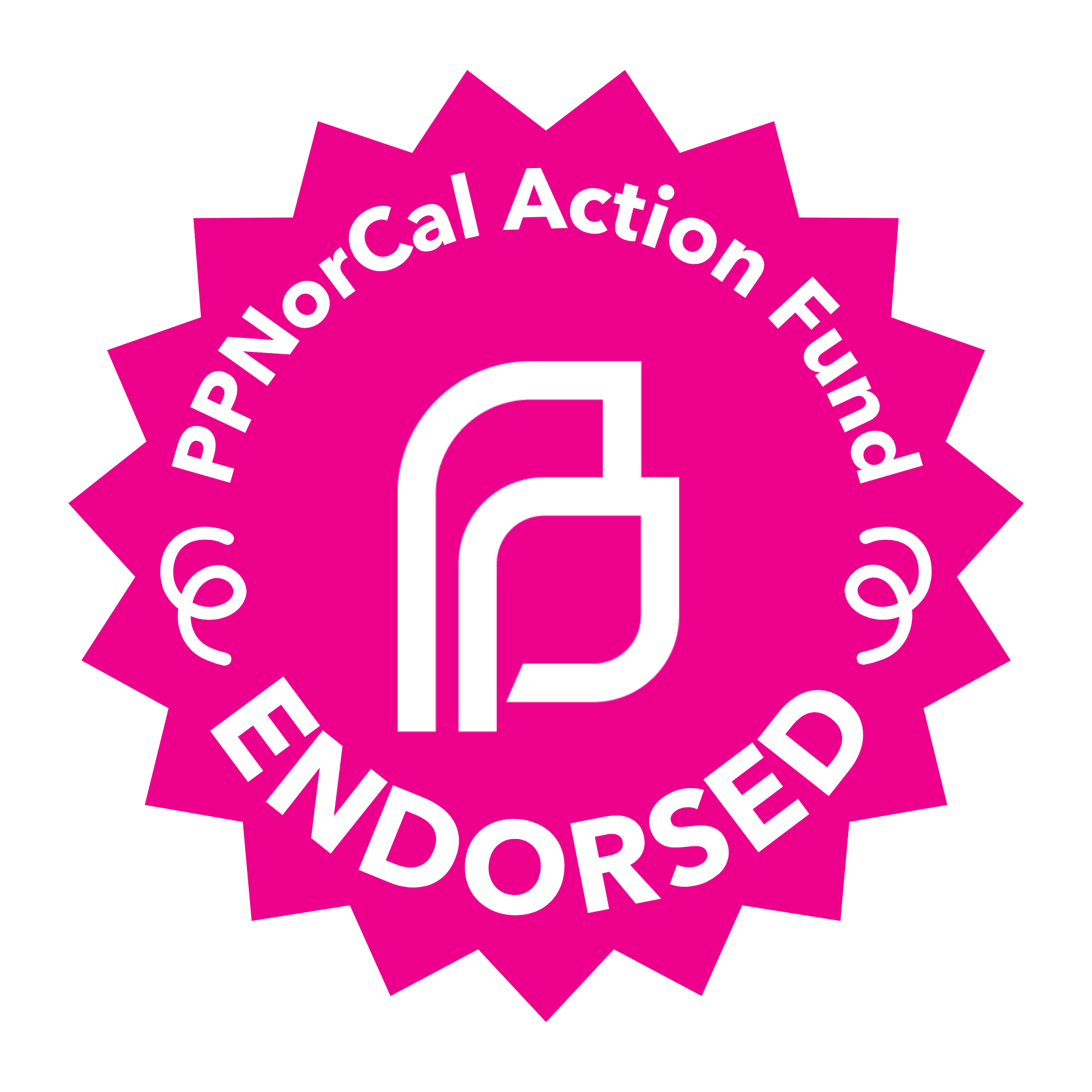 Planned Parenthood Northern California Action Fund endorsement badge
