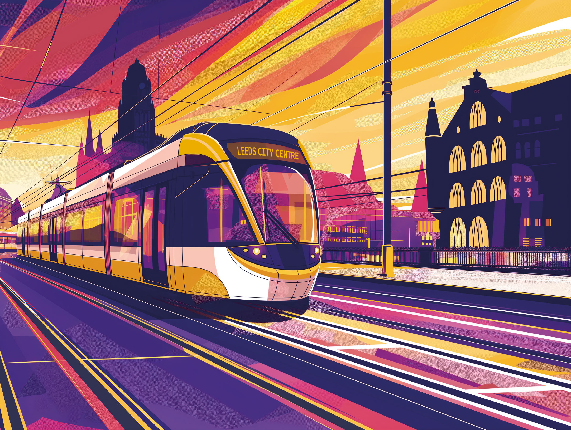 Illustration of Cambridge, England