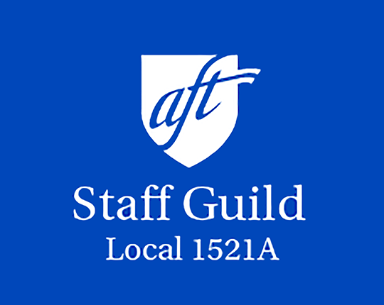 Endorsed by AFT College Staff Guild Local 1521A