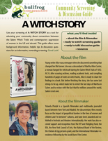 A WITCH STORY discussion guide