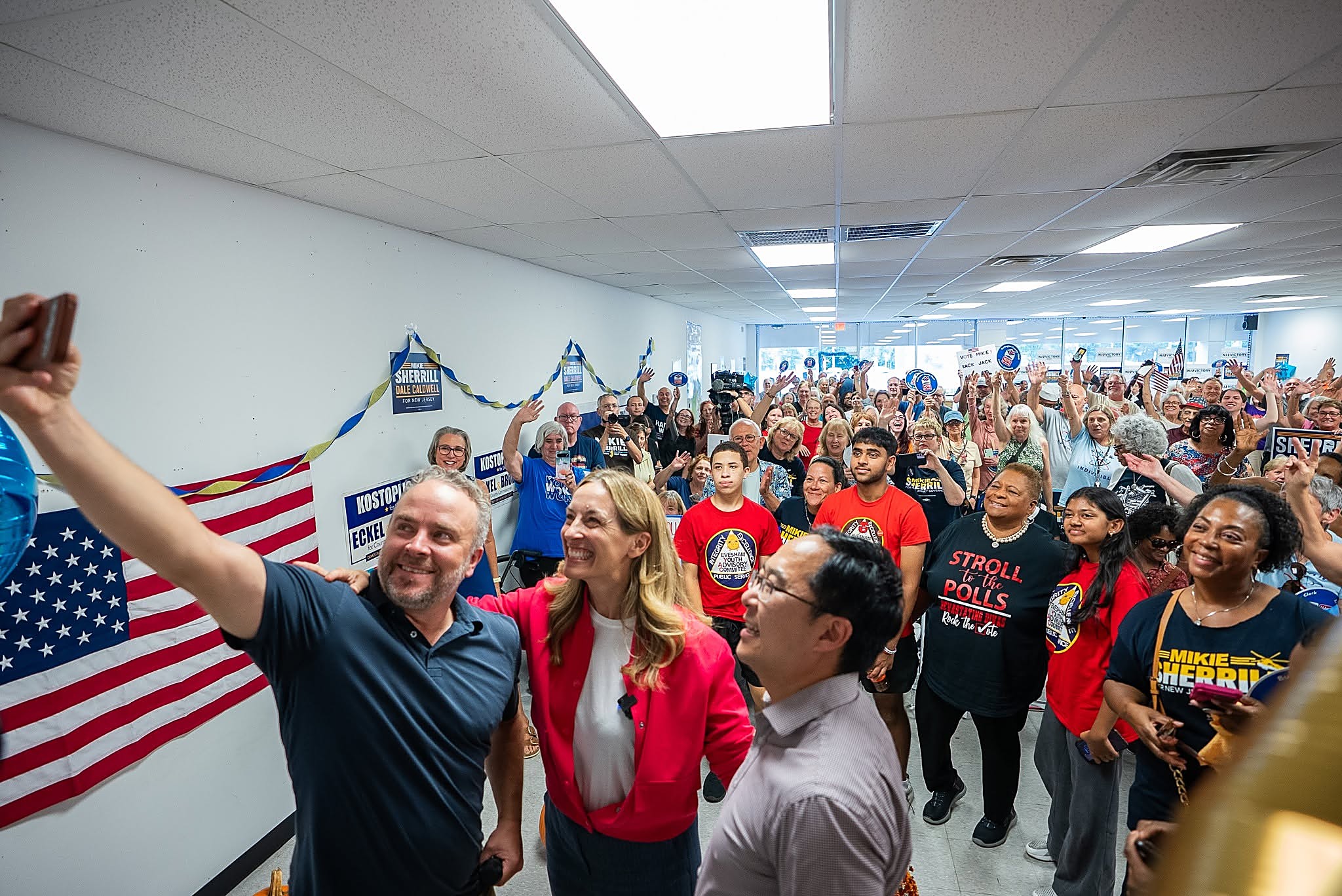 Burlington County Democrats with Mikie Sherrill