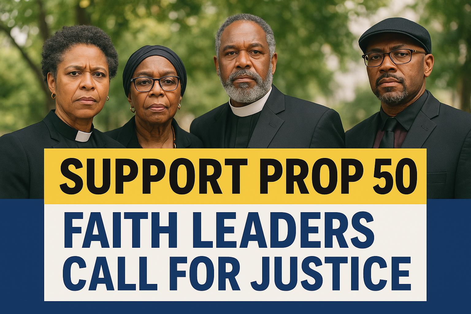 Northern California Faith Leaders Rally for Unity, Justice, and the Power of the Vote”