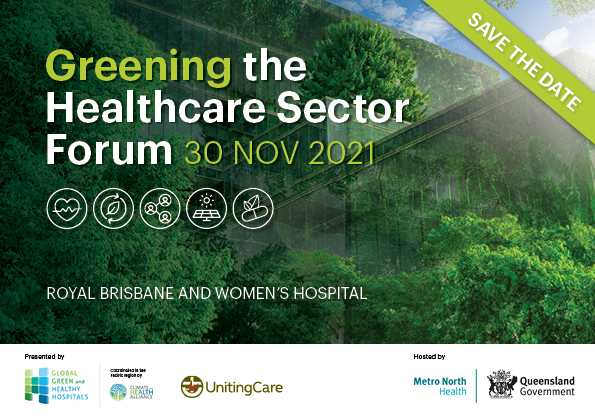 Join us at the Greening the Healthcare Sector Forum 2021