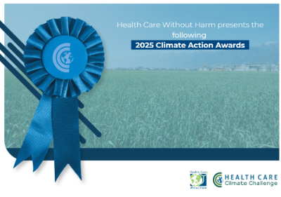 Winners of the 2025 Health Care Climate Challenge!
