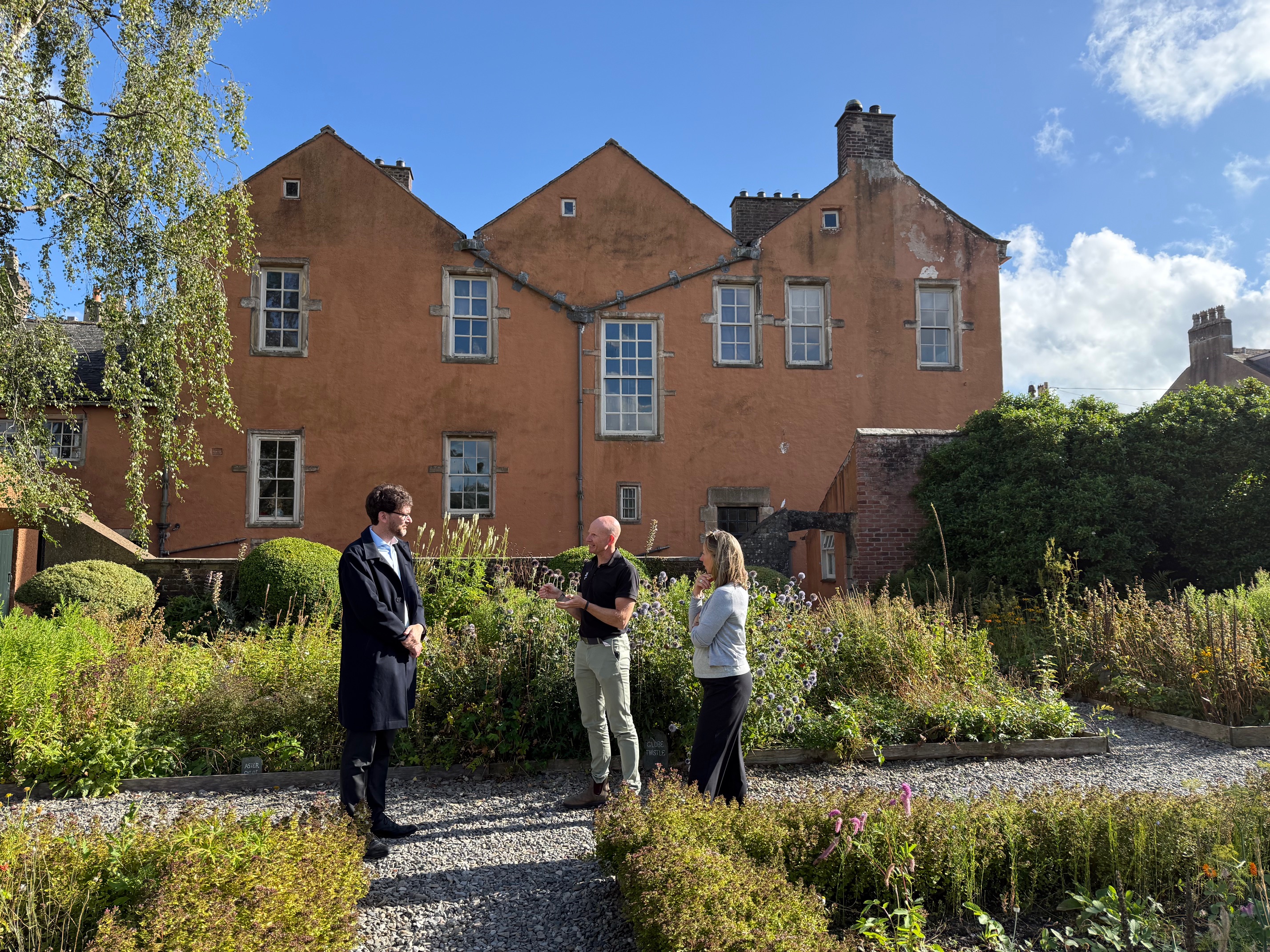 Wordsworth House and Garden Markus Campbell-Savours MP, Jez Westgarth, Jane Saxon