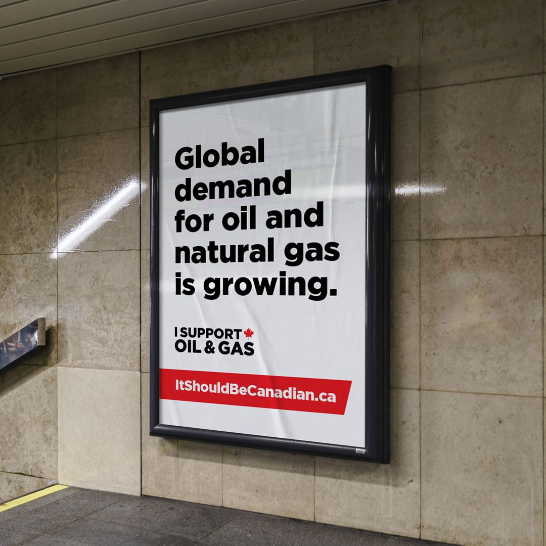 global demand for oil and natural gas is growing - it should be Canadian