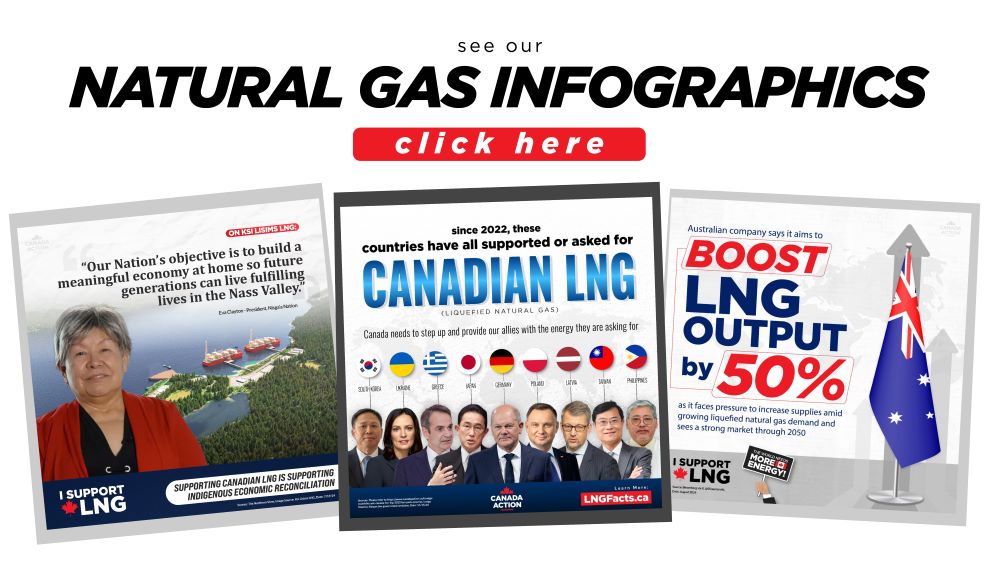 natural gas infographics banner