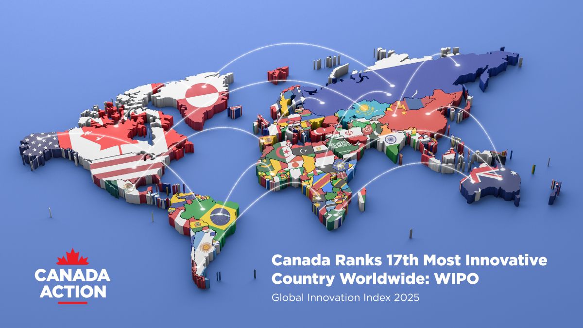 Canada Ranks 17th on Global Innovation Index 2025
