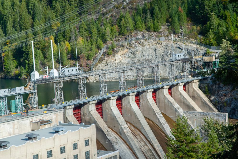 Brilliant Hydro dam in B.C.