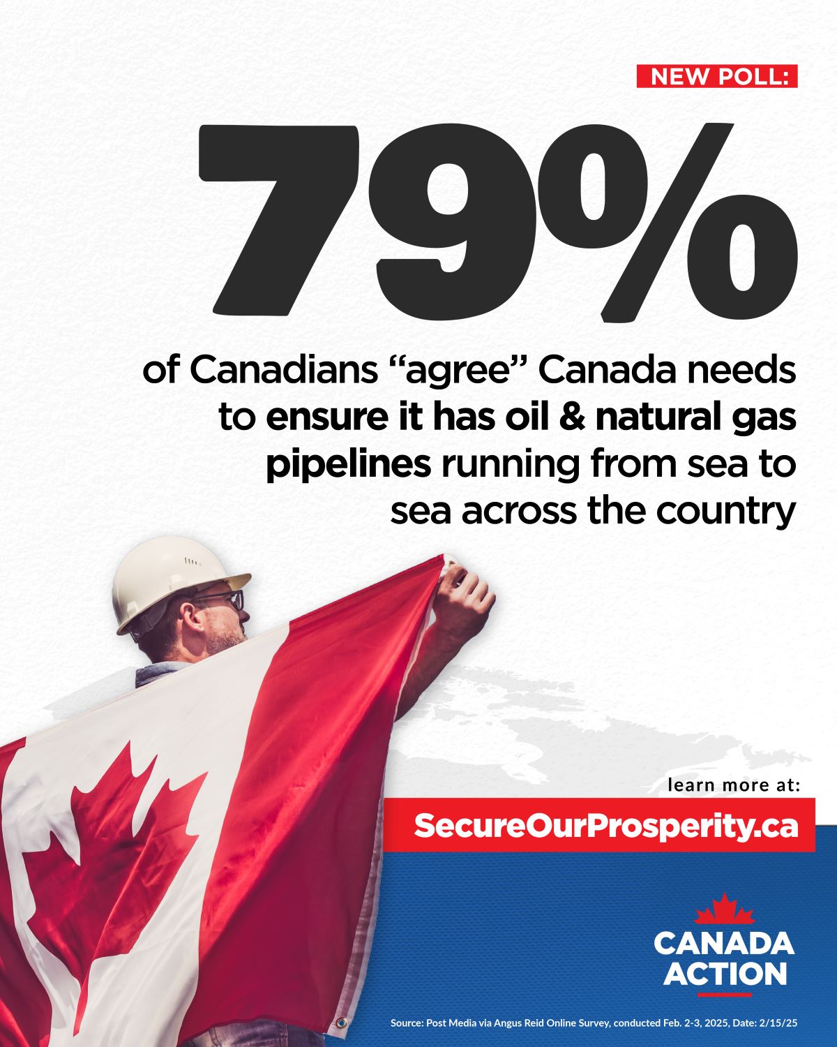 79 per cent of Canadians agree Canada needs oil and gas pipelines sea to sea
