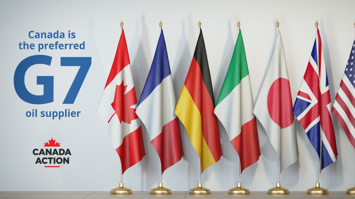 Canada Preferred Oil Supplier Among G7 Nations IPSOS Polling