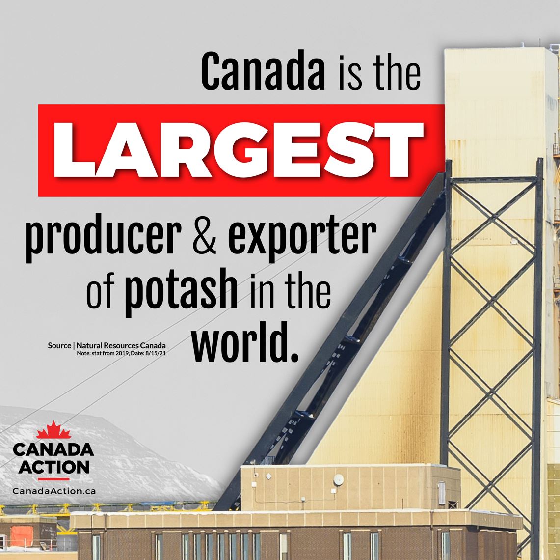 Potash in Canada facts - largest global producer