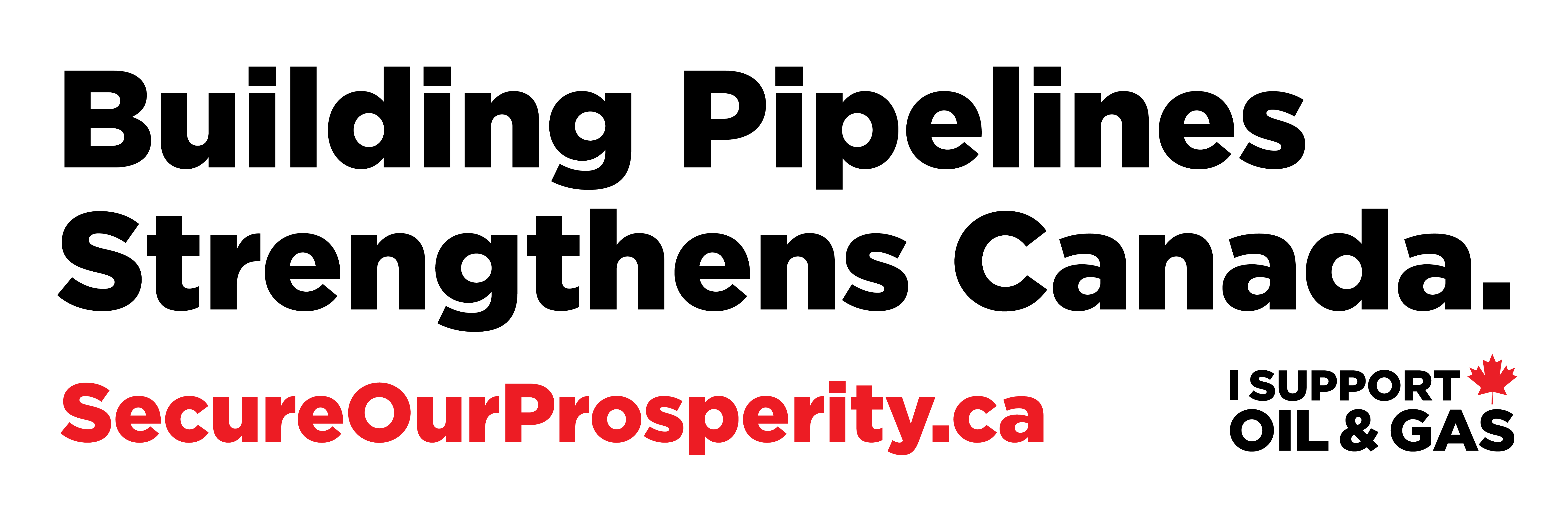 building pipelines strengthens Canada