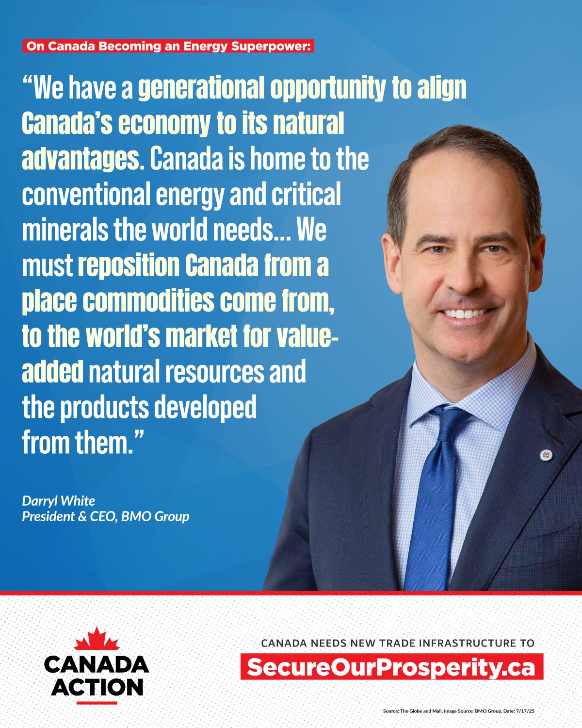 Canada becoming an energy super power - Darryl White, CEO BMO Group