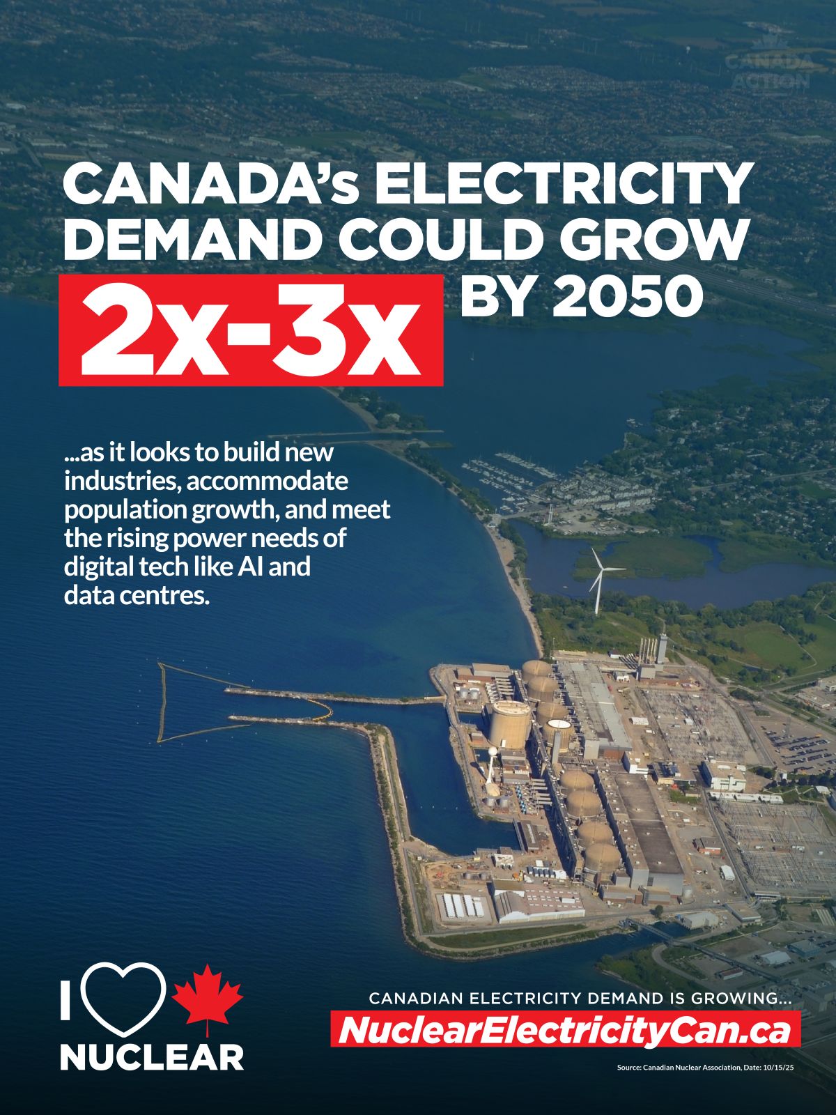 Canadian power demand could grow up to 3x by 2050