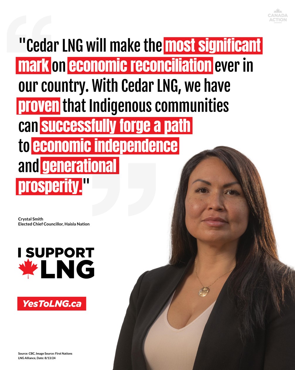 Canadian LNG is Indigenous LNG says Crystal Smith