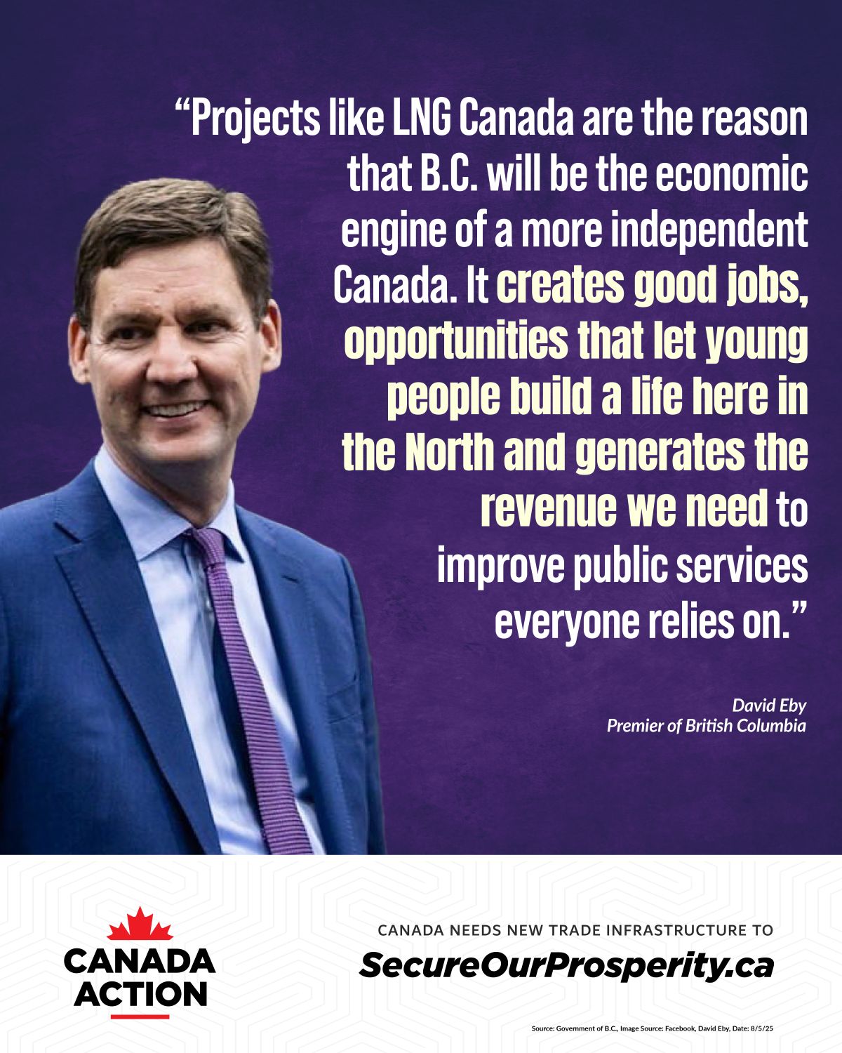 LNG Canada will drive economic expansion in BC and Canada says Premier David Eby