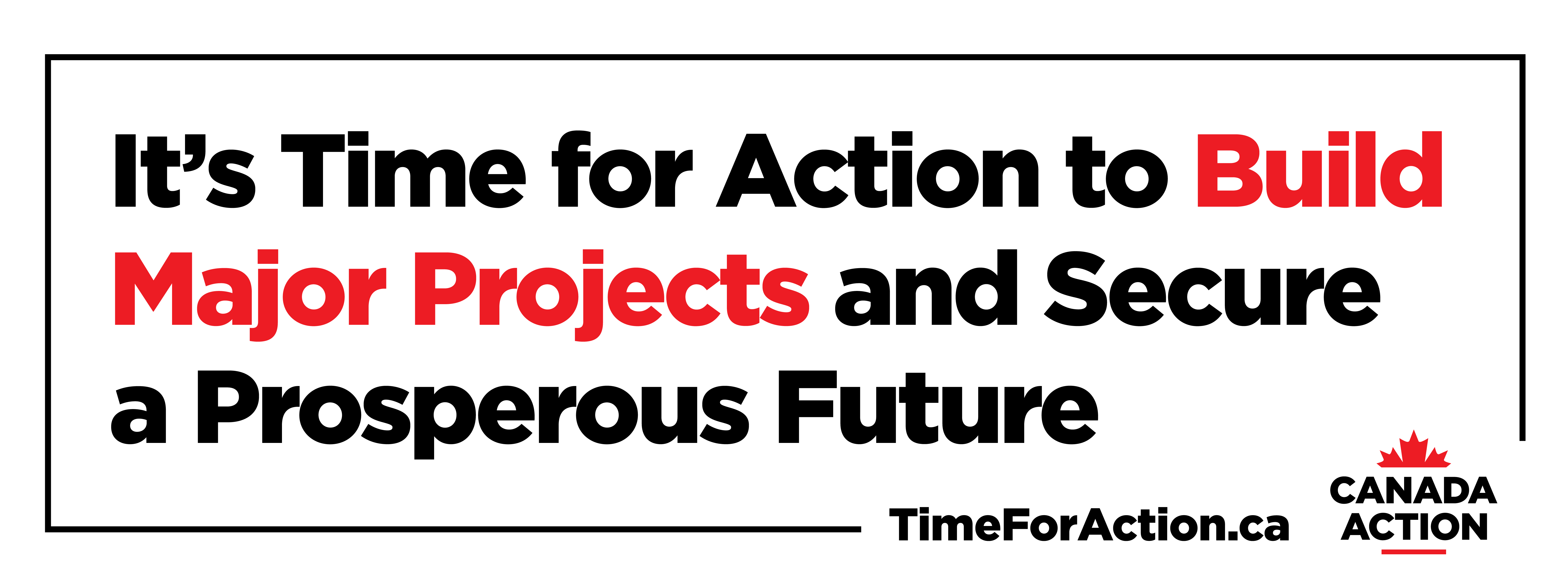 Time for Action Campaign Banner