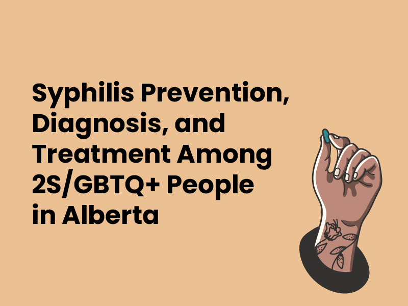 Syphilis Prevention, Diagnosis, and Treatment among 2S/GBTQ+ People in Alberta