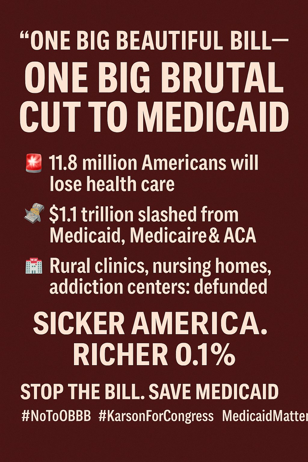 Republicans Gut Medicaid