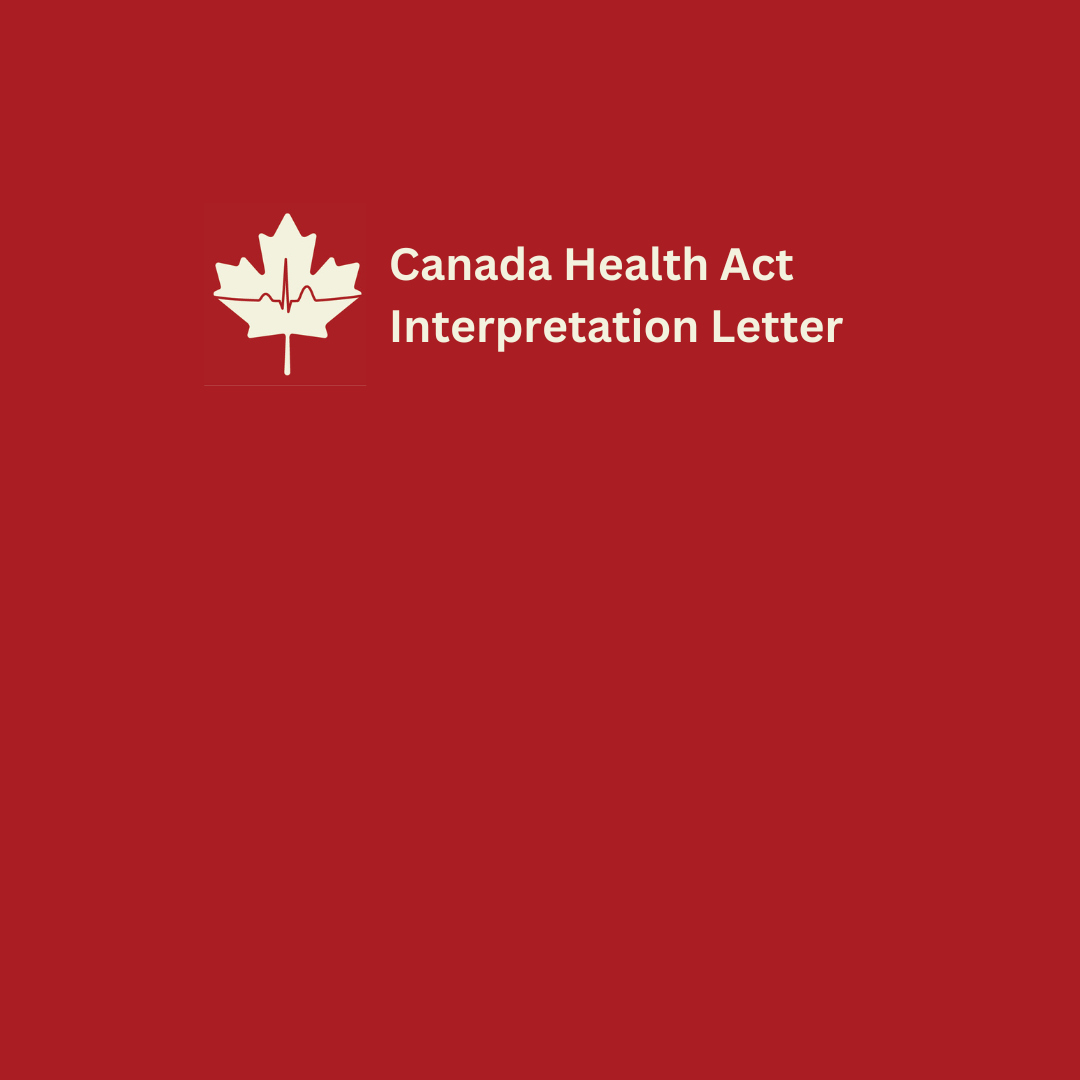 CDM Letter to PMO - Canadian Doctors for Medicare