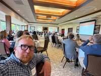 Christian at the Chamber's Workforce Development Symposium
