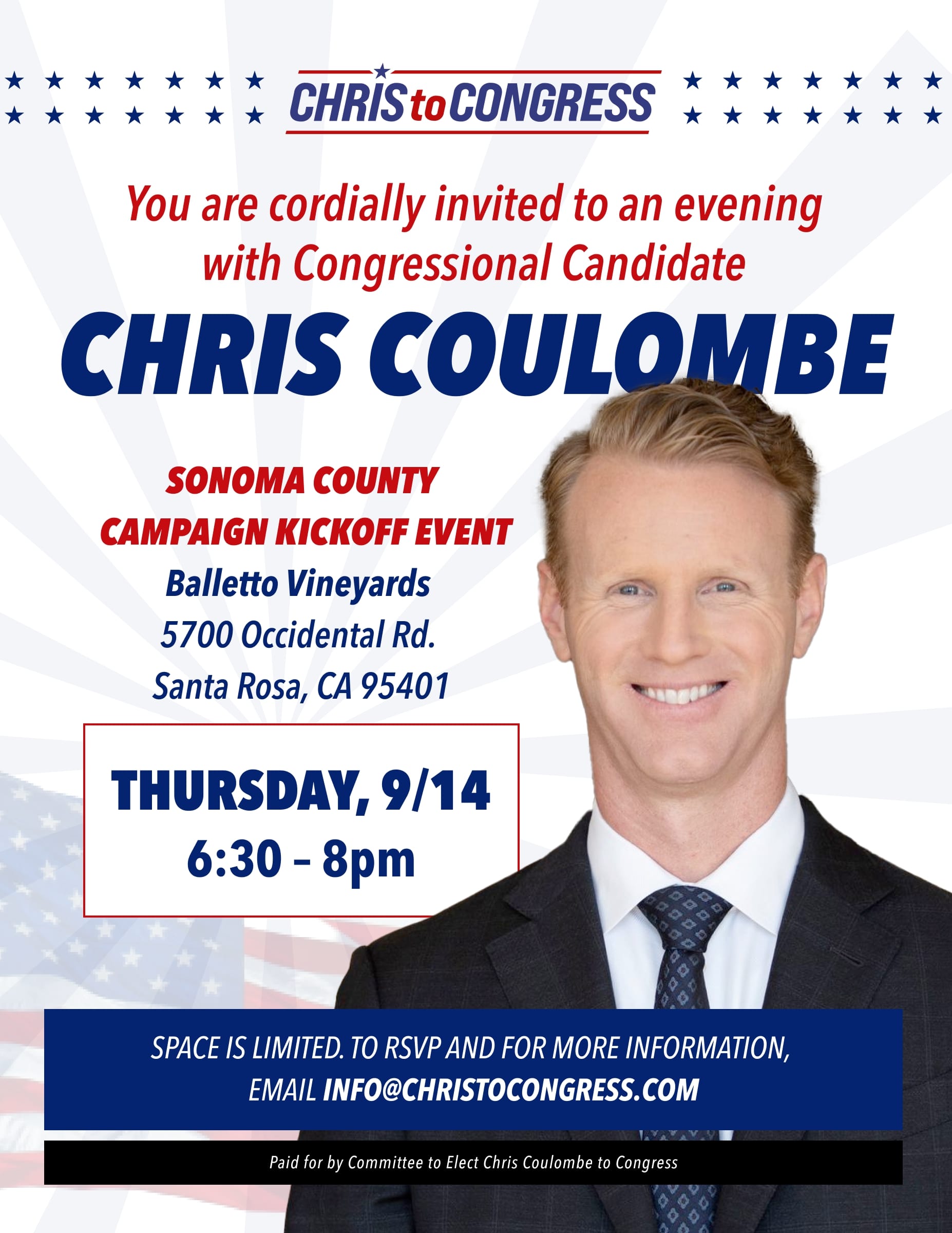 Sonoma County Campaign Kickoff Event