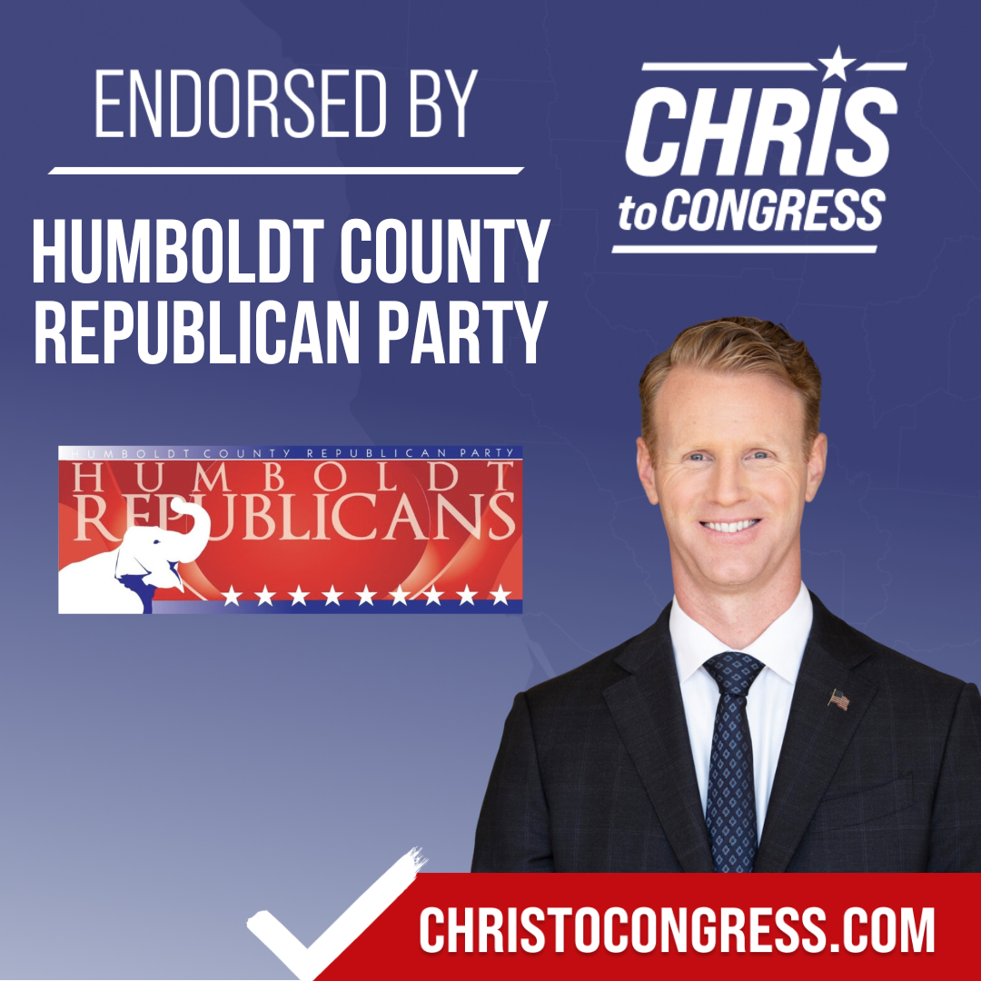 Endorsed by Humboldt County Republican Party