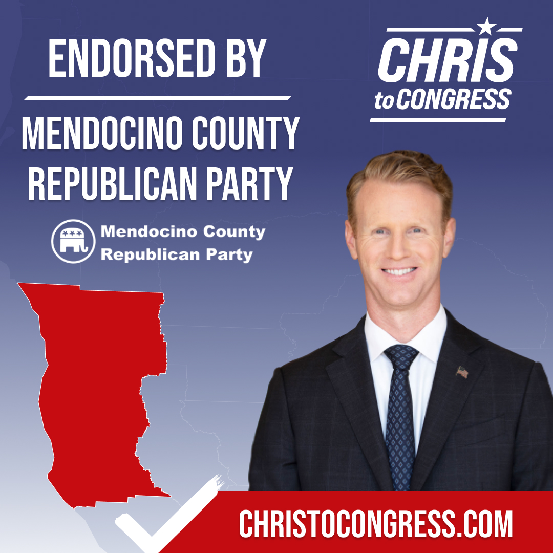 Endorsed by Mendocino County Republican Party