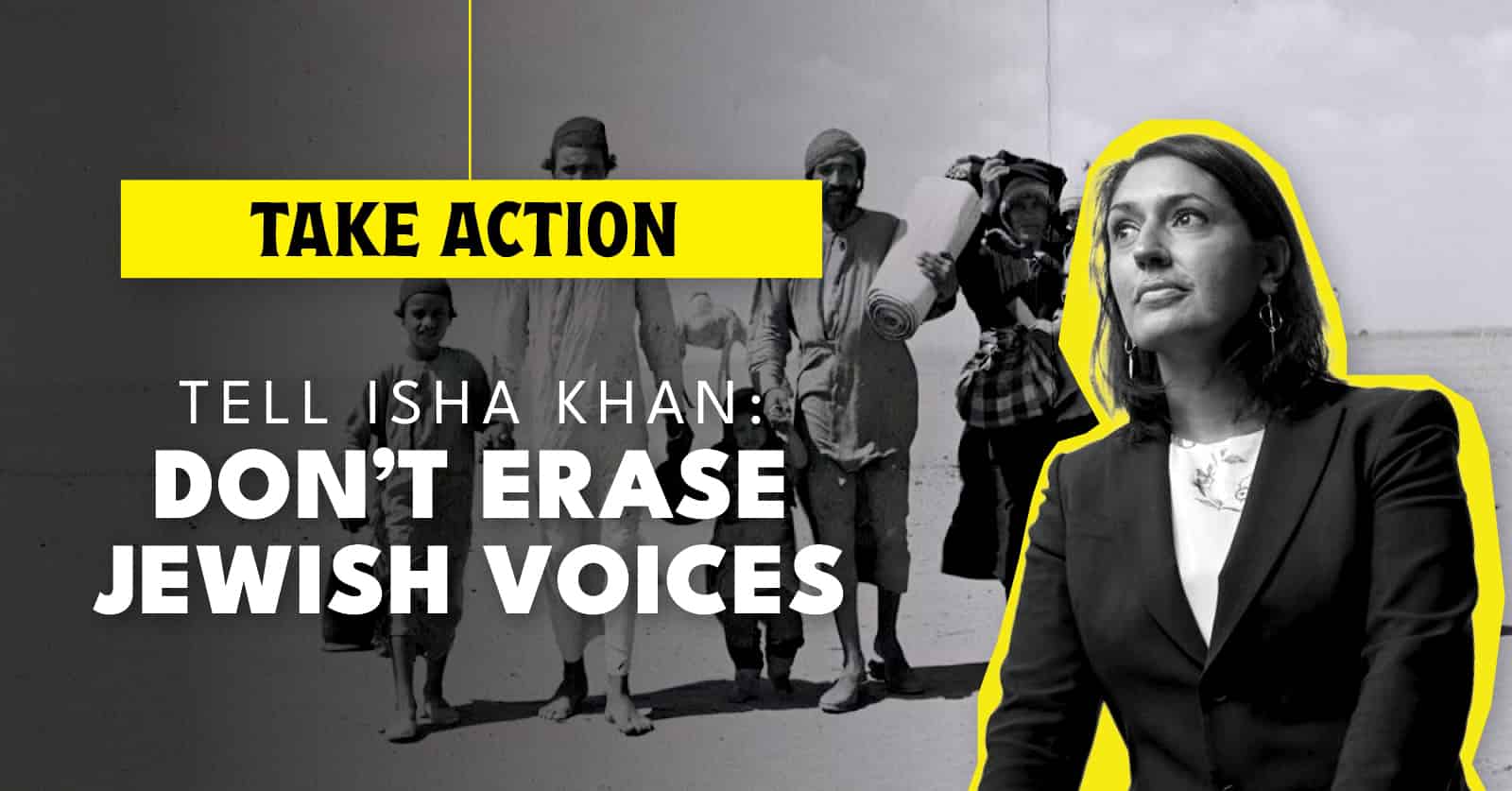 Tell Isha Kahn: Don't Erase Jewish Voices