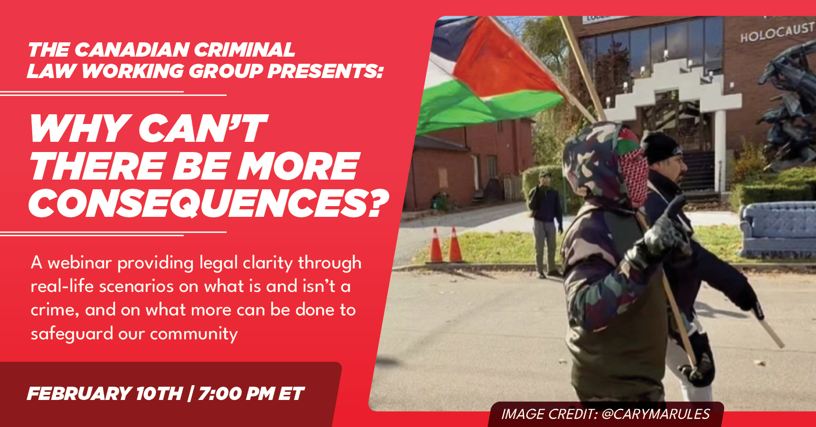 Webinaire sur les crimes haineux et leur répression