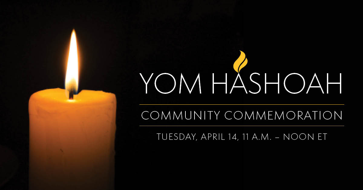 Commémoration de Yom Hashoah au Mémorial national de l'Holocauste 2026