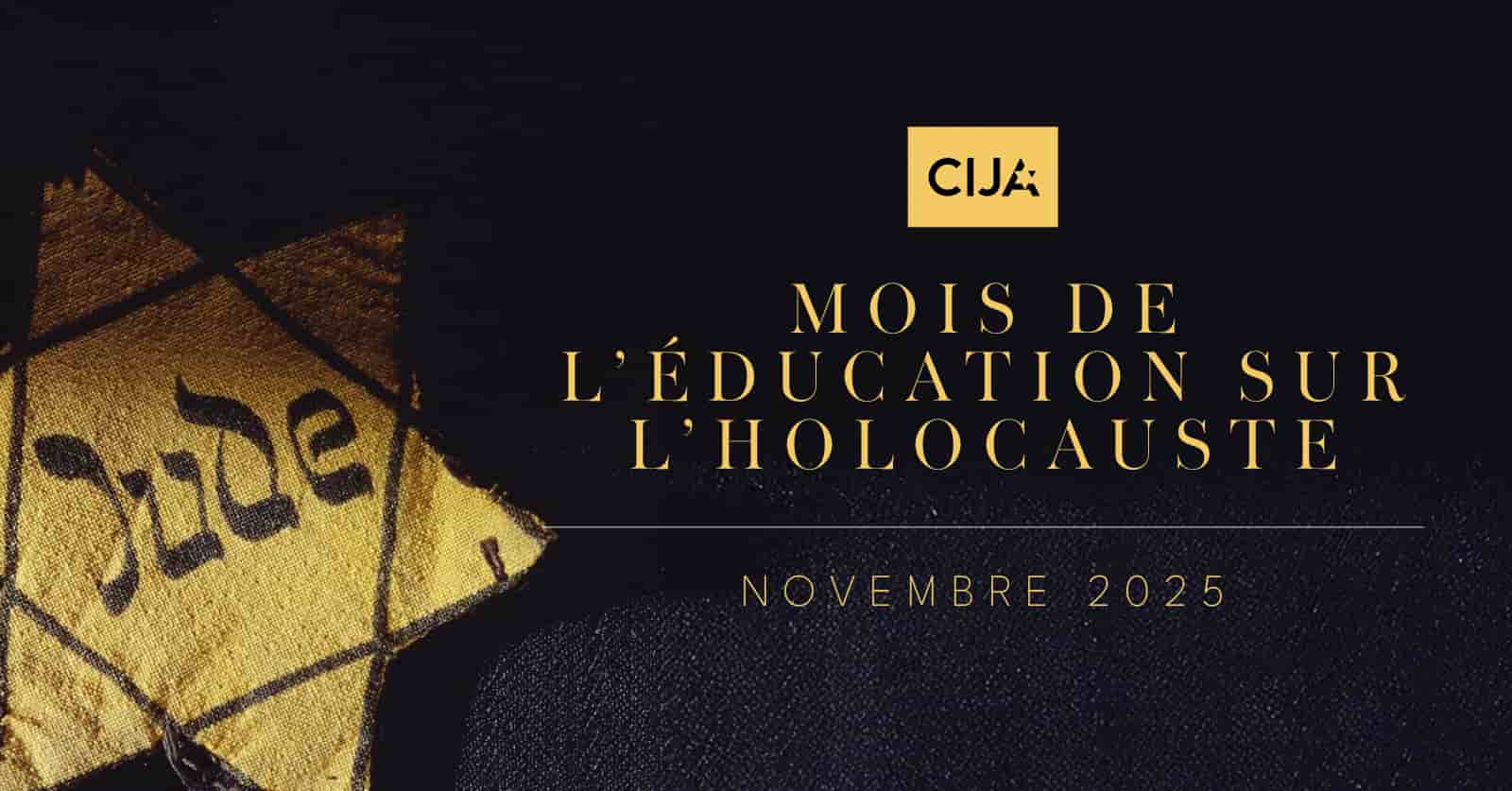 Mois de l'éducation sur l'Holocauste