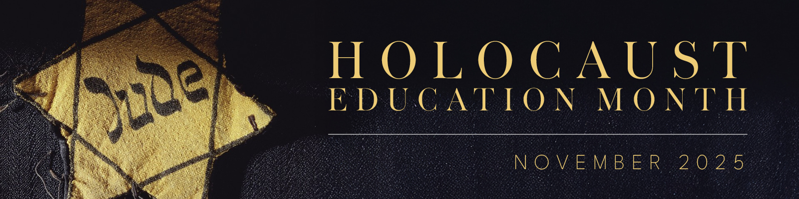 Holocaust Education Month: November 2025