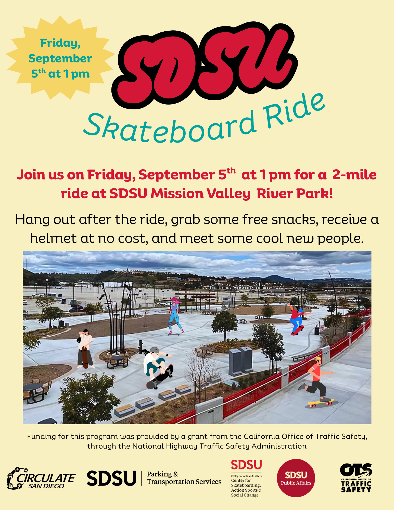 All- Wheels Ride at SDSU Mission Valley  River Park