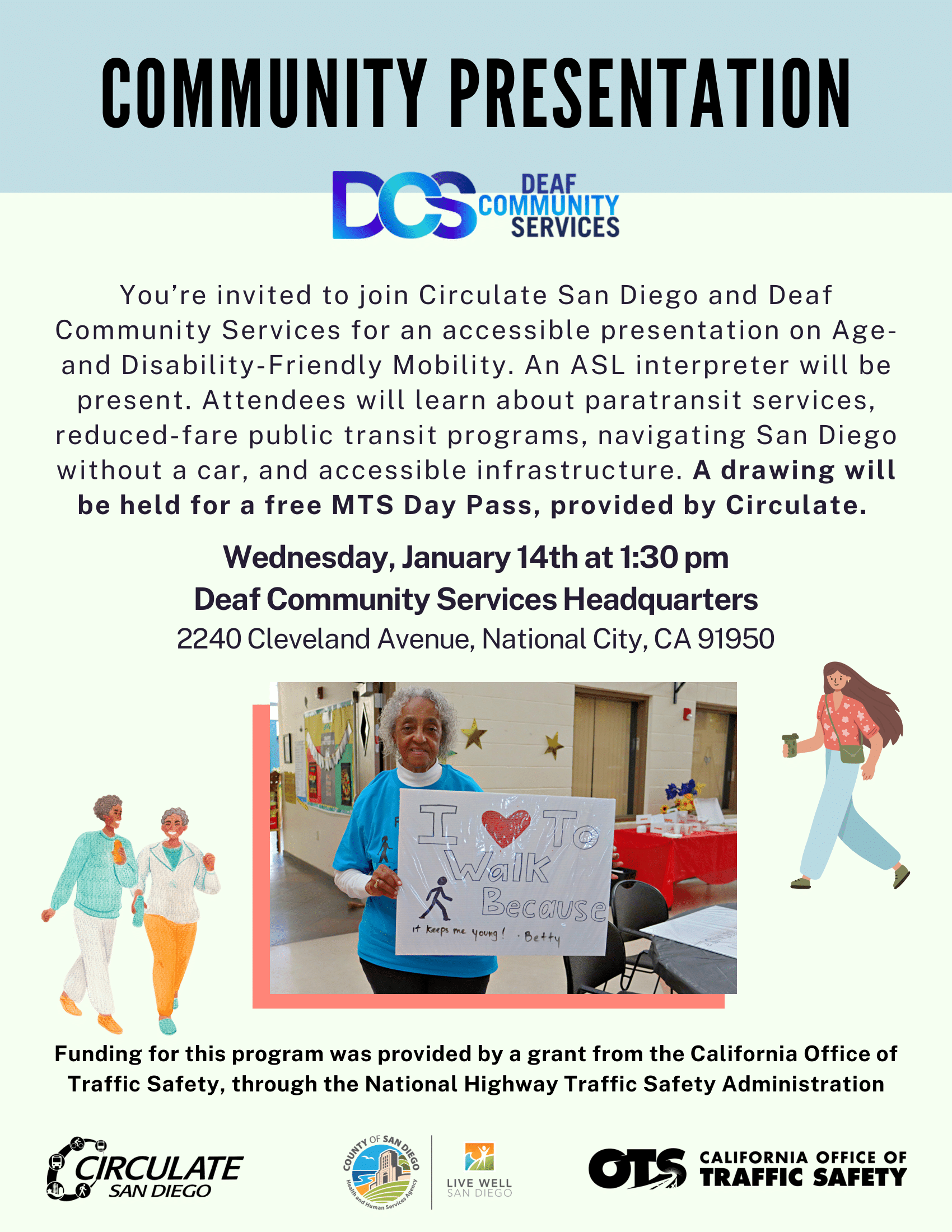 Presentation at Deaf Community Services