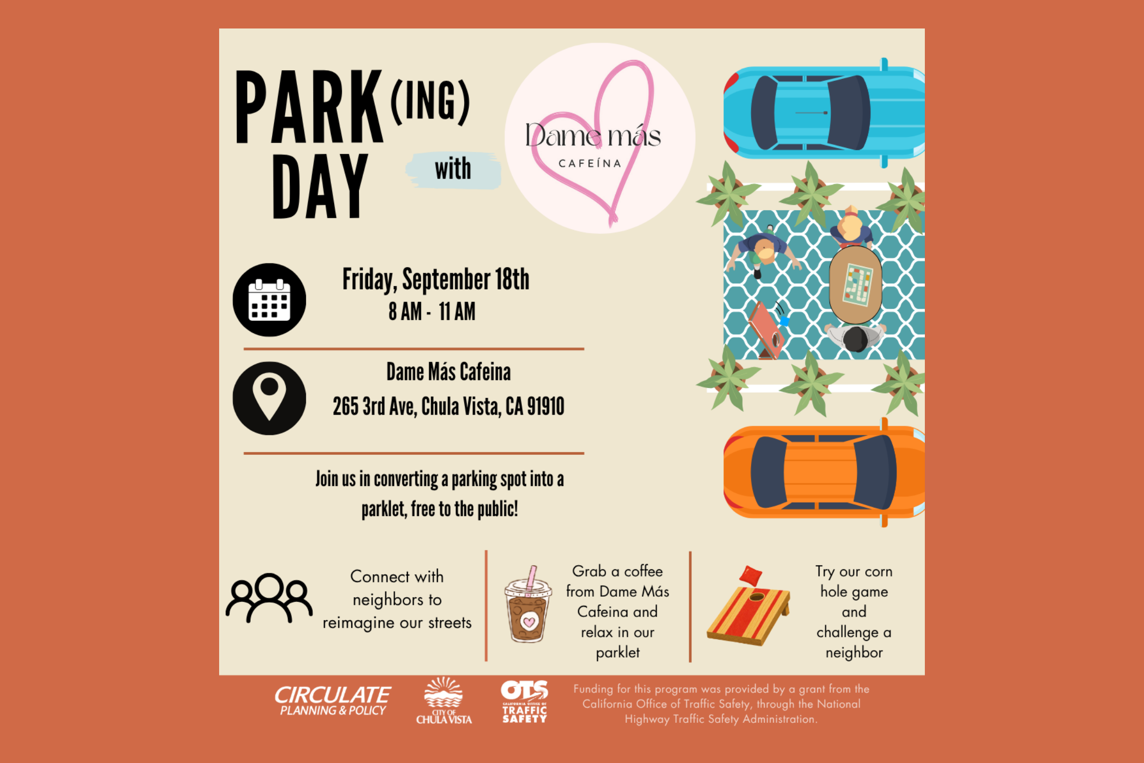 Join us for Park(ing) Day 