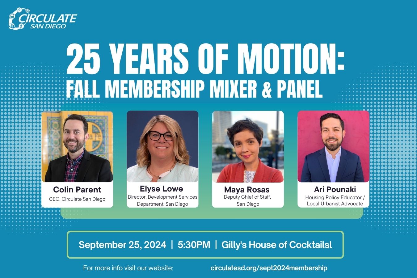 FALL 2024 MEMBERSHIP MIXER & PANEL - RSVP for New or Renewing Members