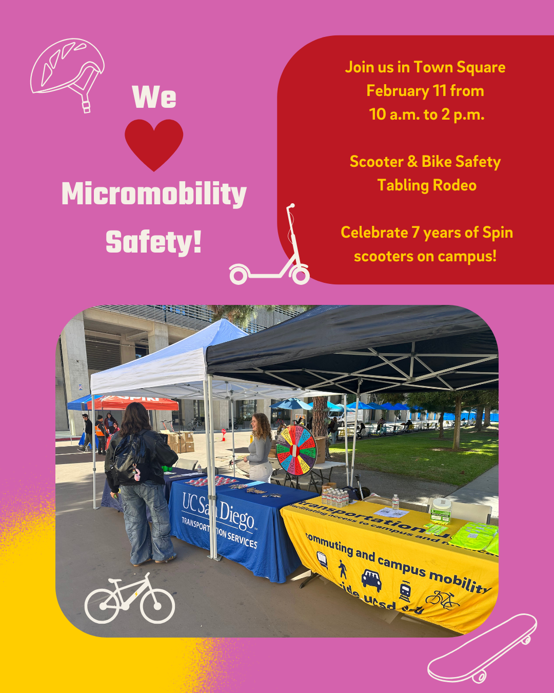 UCSD's Love Micromobility Safety Event
