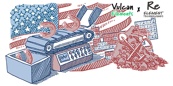 Vulcan Elements x ReElement Technologies: Rare
earth