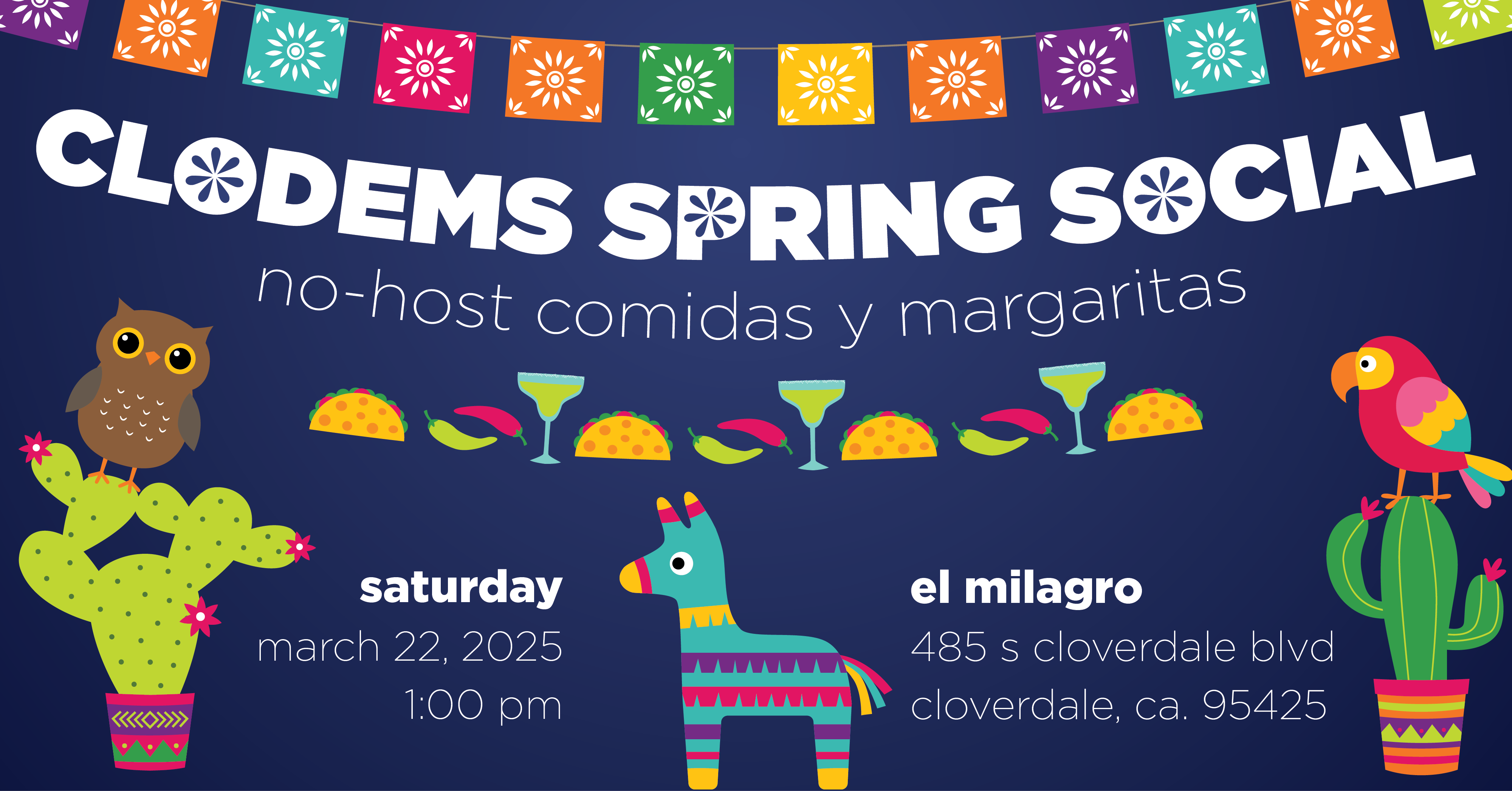 brightly colored el milagro decorations
