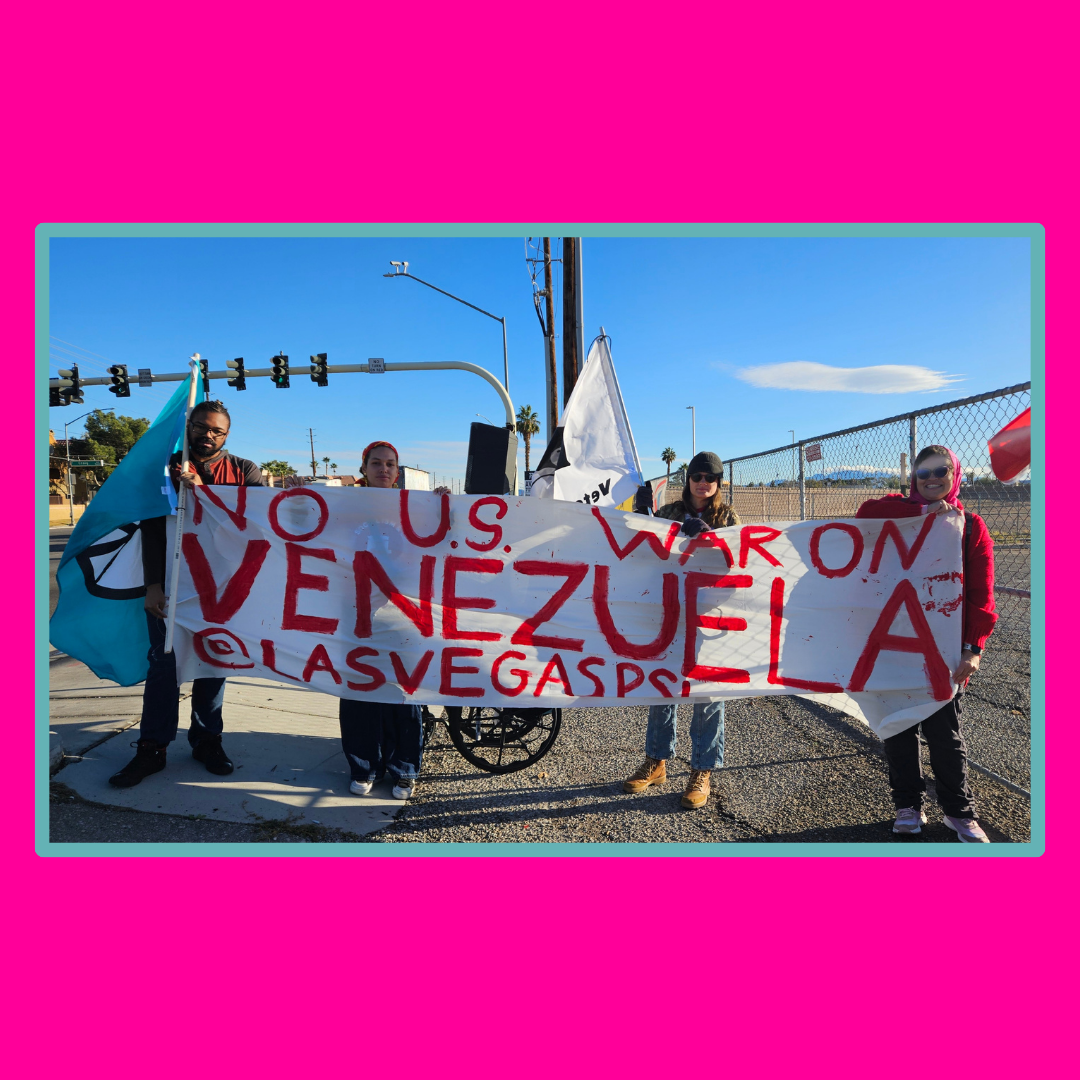 No War on Venezuela! January 2026 Reportback - CODEPINK - Women